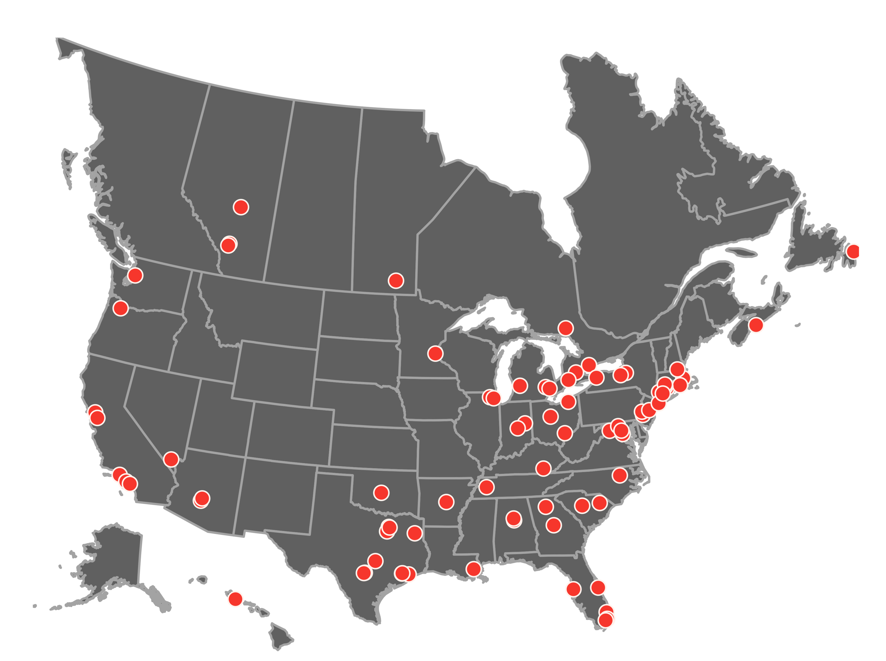 Atopic dermatitis registry site map