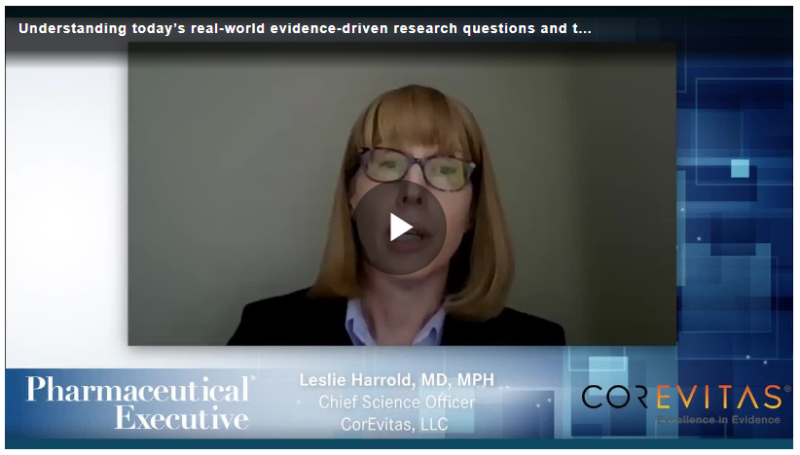 Understanding todays RWE driven research questions and the rwe data that can provide answers